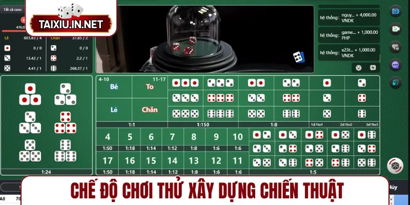 Chế độ chơi thử xây dựng chiến thuật