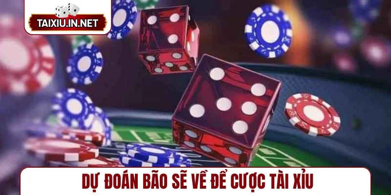 Dự đoán bão sẽ về để cược tài xỉu