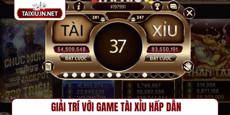 Giải trí với game tài xỉu hấp dẫn