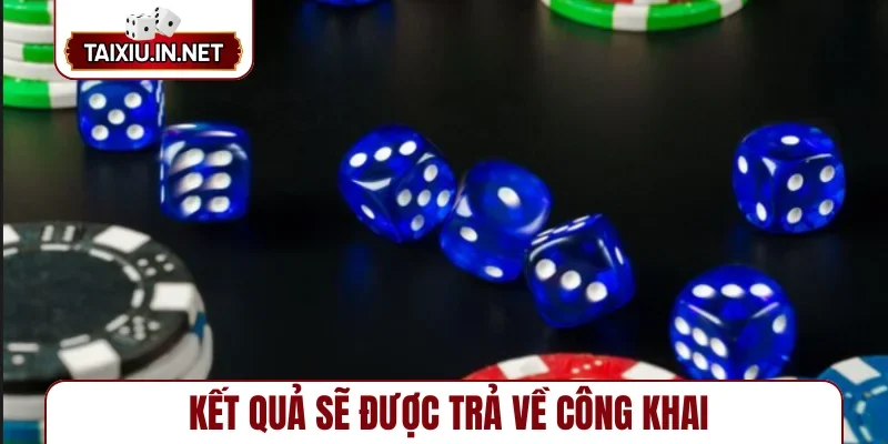 Kết quả sẽ được trả về công khai