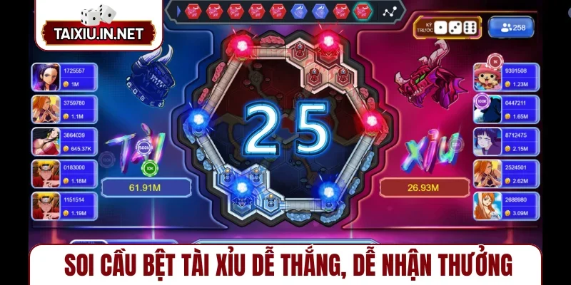 Soi cầu bệt Tài Xỉu dễ thắng, dễ nhận thưởng